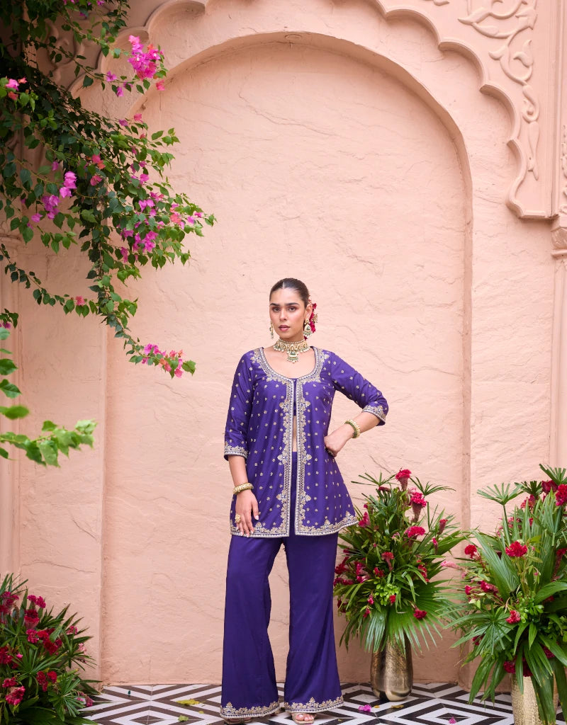 Ahad Bell Bottom Set By Manvi Kapoor B