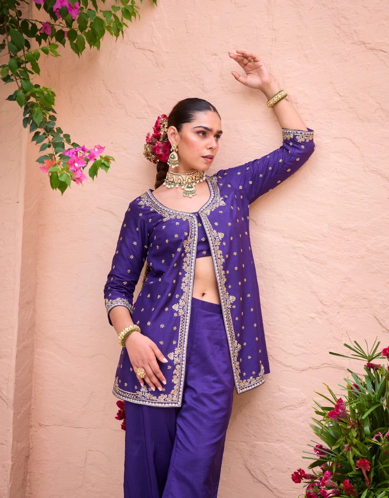 Ahad Bell Bottom Set By Manvi Kapoor C