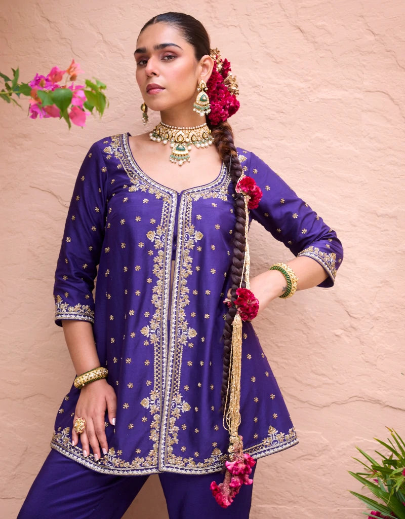 Ahad Bell Bottom Set By Manvi Kapoor D