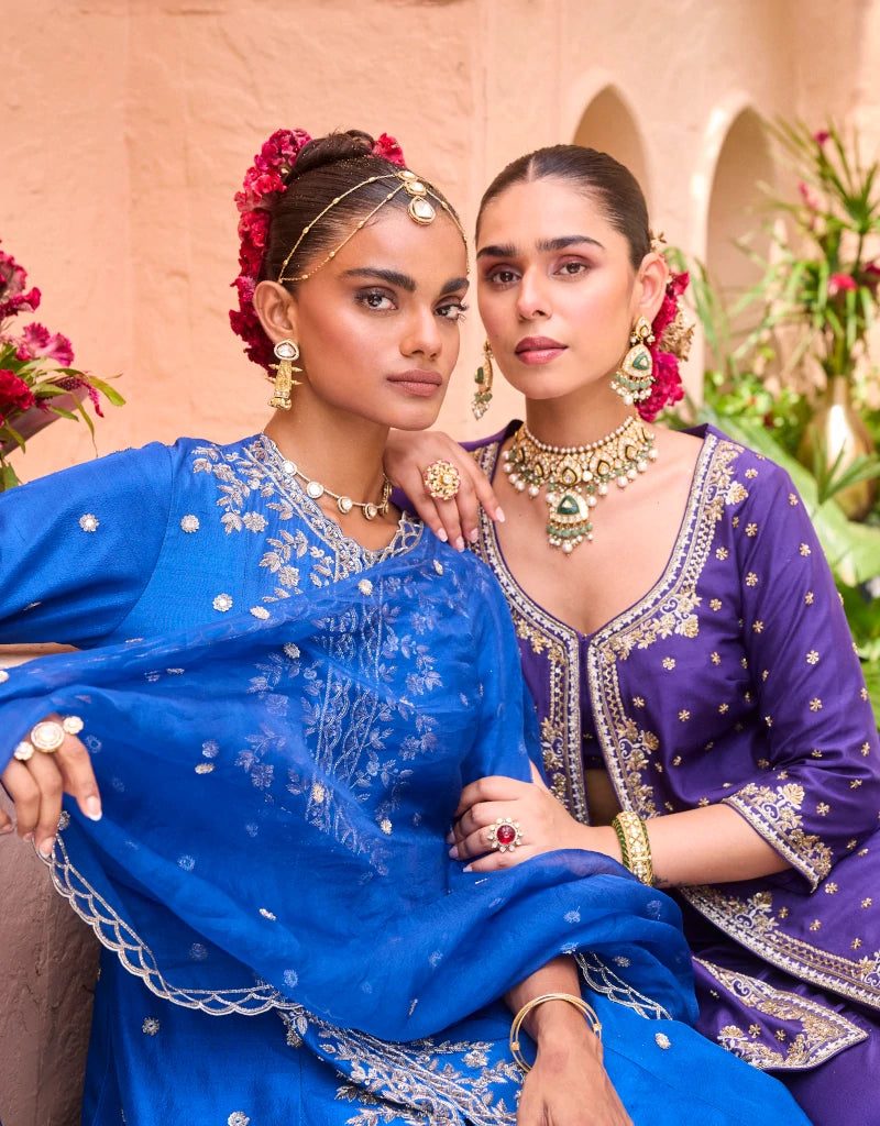 Ahad Bell Bottom Set By Manvi Kapoor E