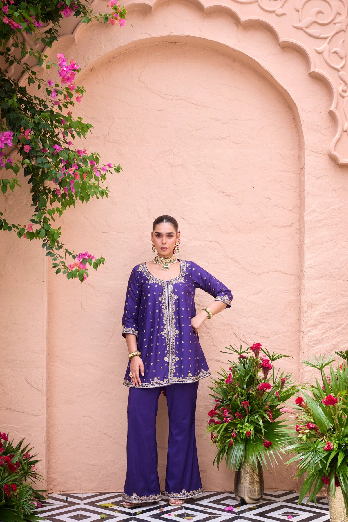 Ahad Bell Bottom Set By Manvi Kapoor A