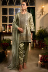 Chandi Tissue Kurta Set By Manvi Kapoor A