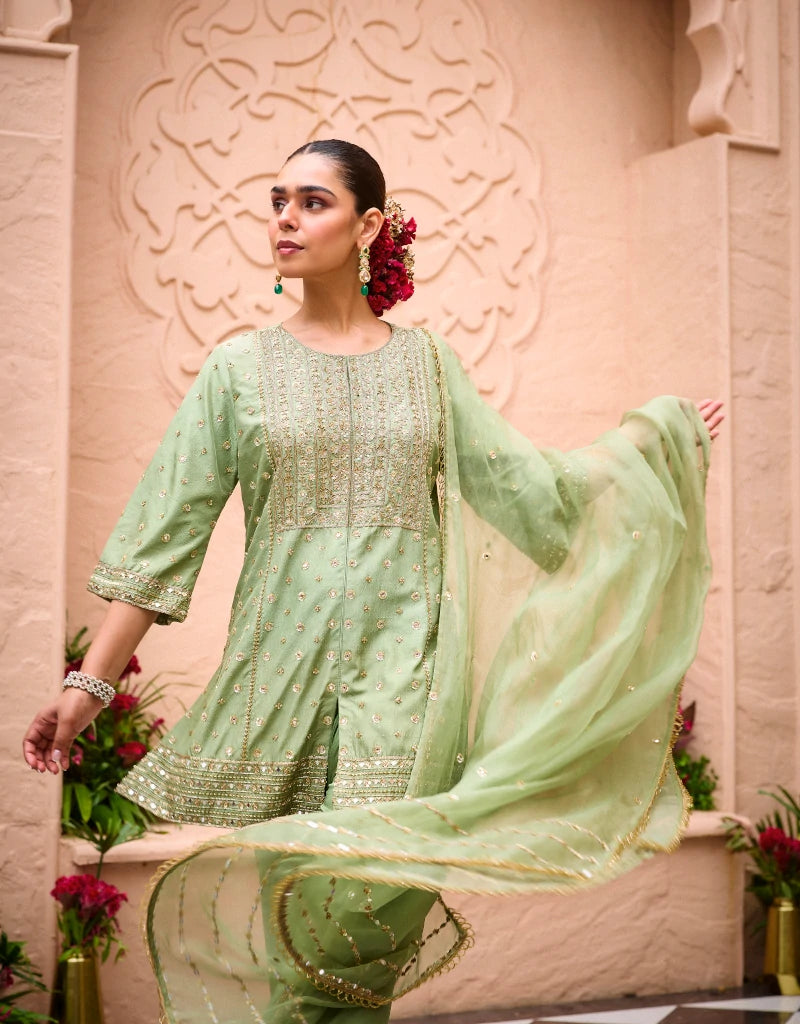 Dil Bell Bottom Set By Manvi Kapoor G