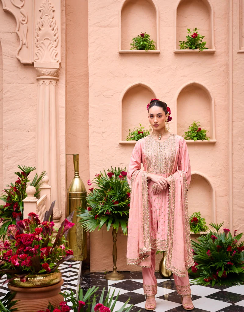 Dilruba Bell Bottom Set By Manvi Kapoor D