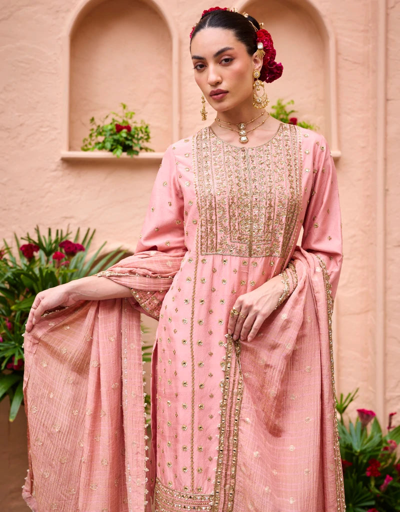 Dilruba Bell Bottom Set By Manvi Kapoor E