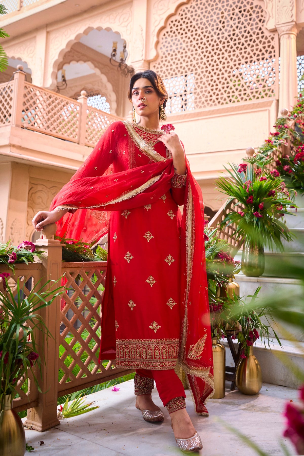 Dwaar Kurta Set By Manvi Kapoor A