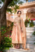 Gold Bandhgala Anarkali Set by Manvi Kapoor A