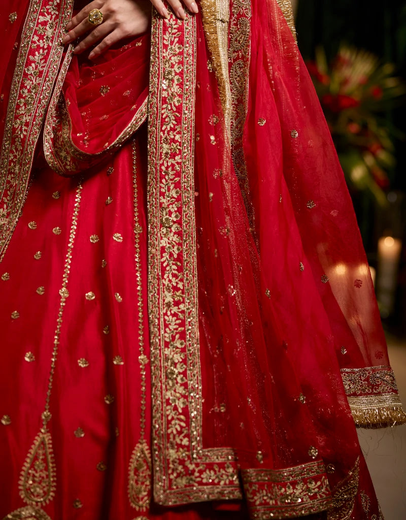 Gulaab Lehenga Set By Manvi Kapoor C