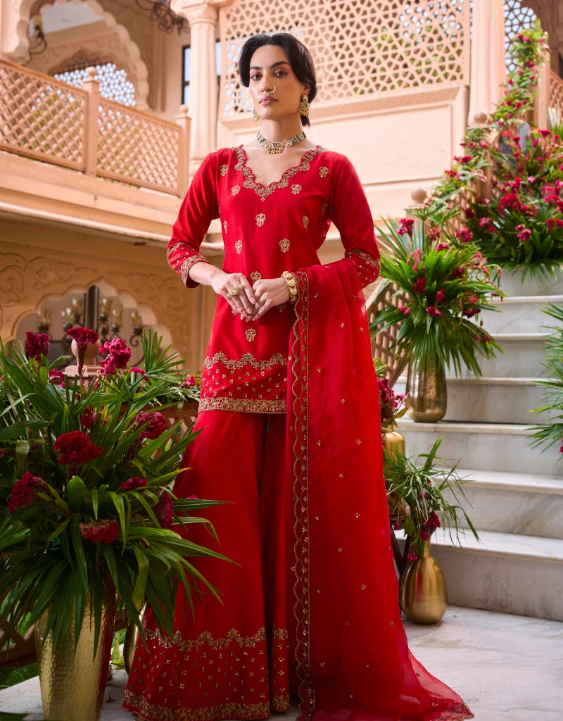 Khwaab Gharara Set By Manvi Kapoor F