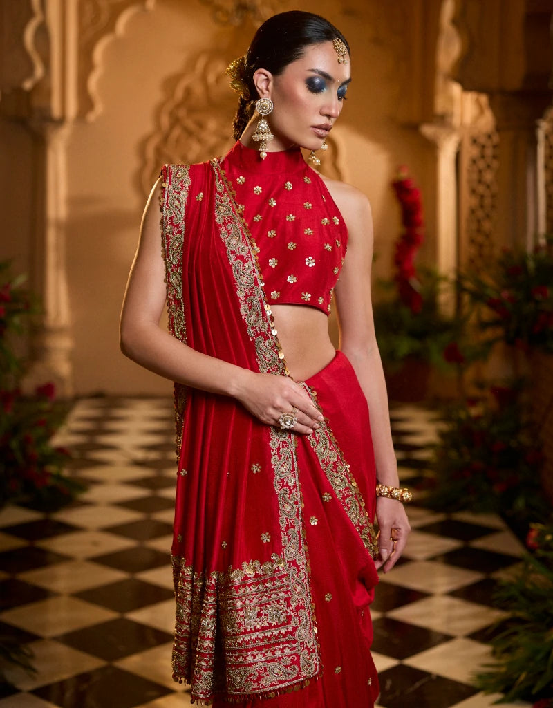 Leher Saree Set By Manvi Kapoor B