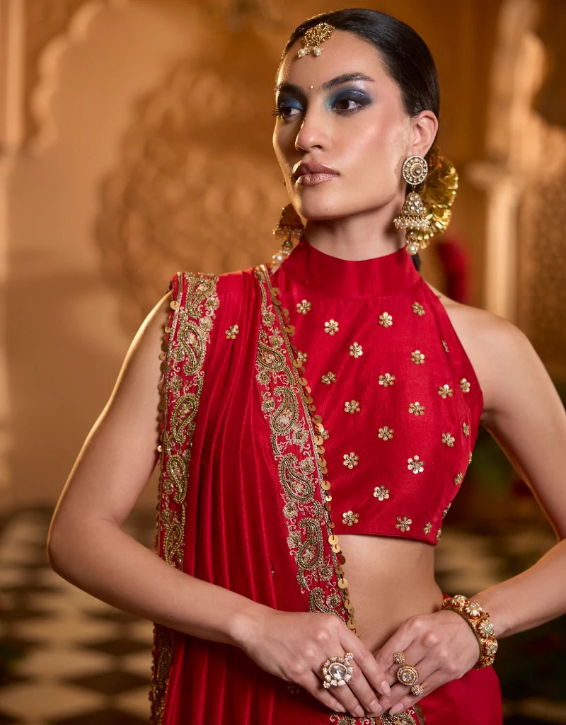 Leher Saree Set By Manvi Kapoor D