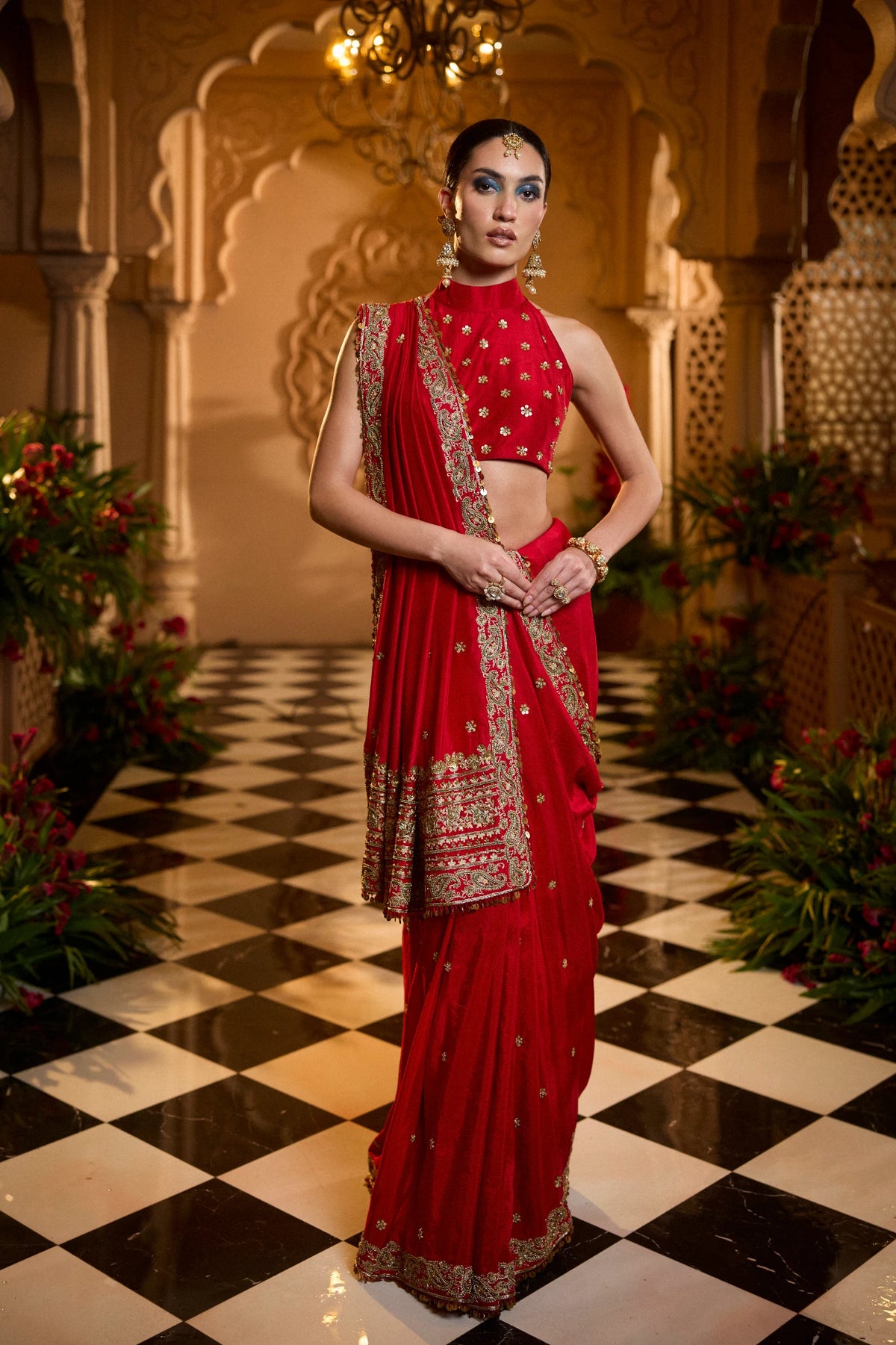 Leher Saree Set By Manvi Kapoor A