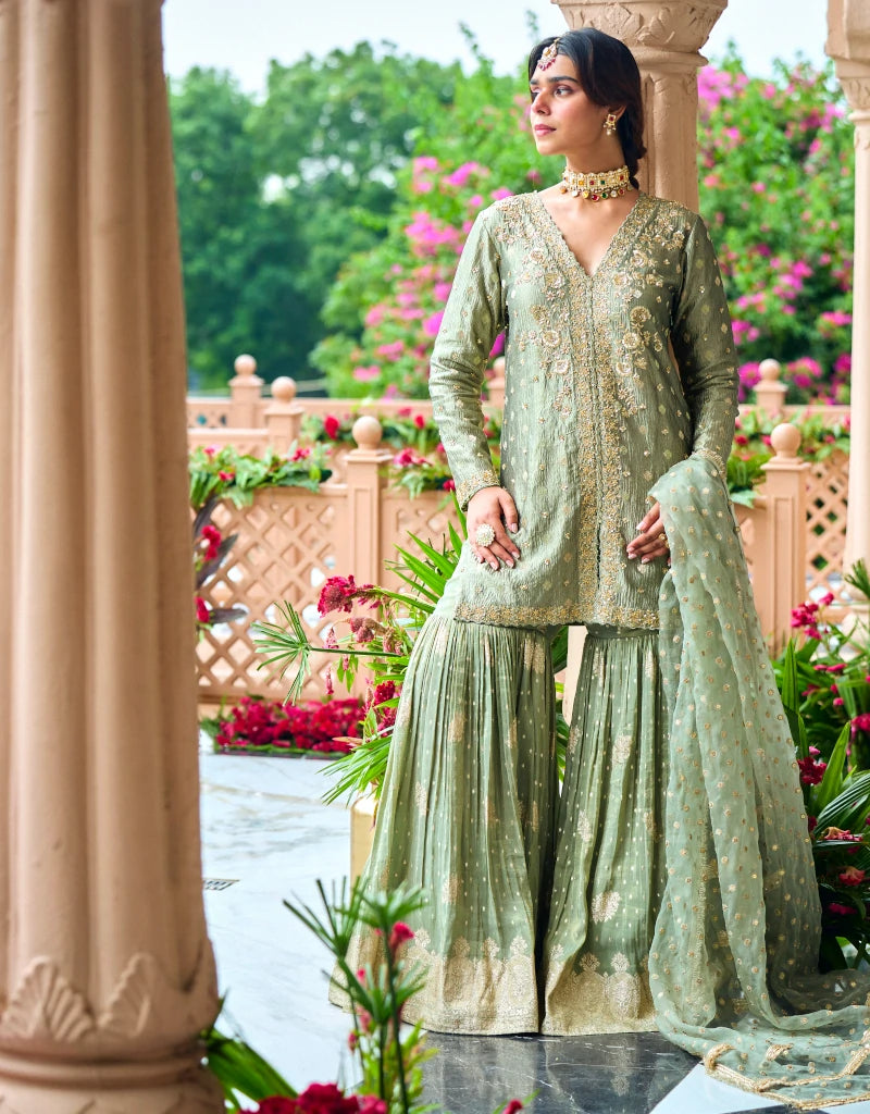 Nawaab Gharara Set By Manvi Kapoor B