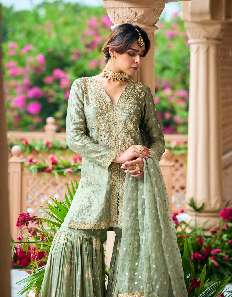 Nawaab Gharara Set By Manvi Kapoor D