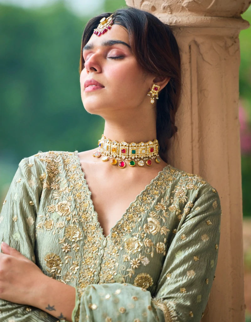 Nawaab Gharara Set By Manvi Kapoor E