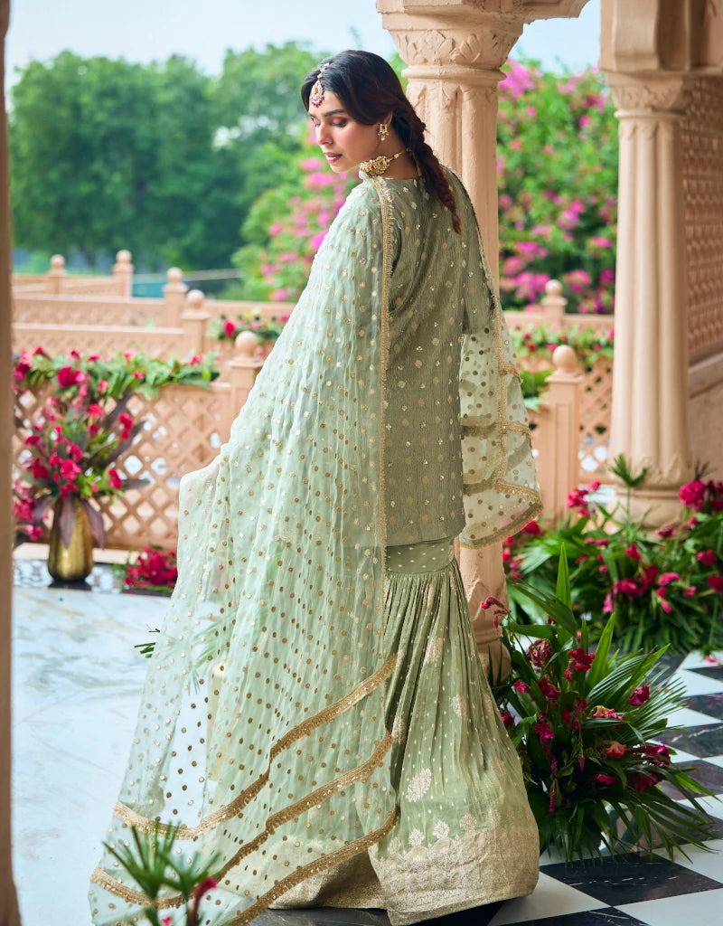 Nawaab Gharara Set By Manvi Kapoor F