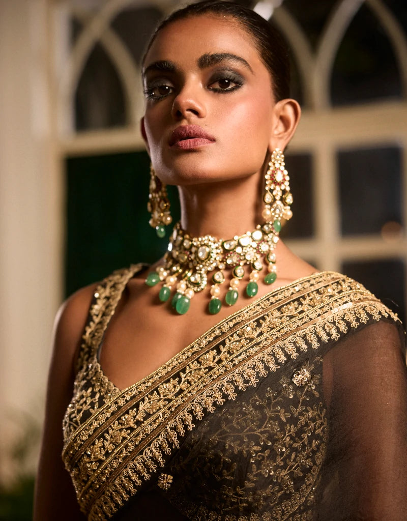 Raat Ki Rani Saree Set By Manvi Kapoor E