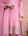 Rose Anarkali Set By Manvi kapoor E