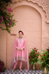 Rose Anarkali Set By Manvi kapoor A