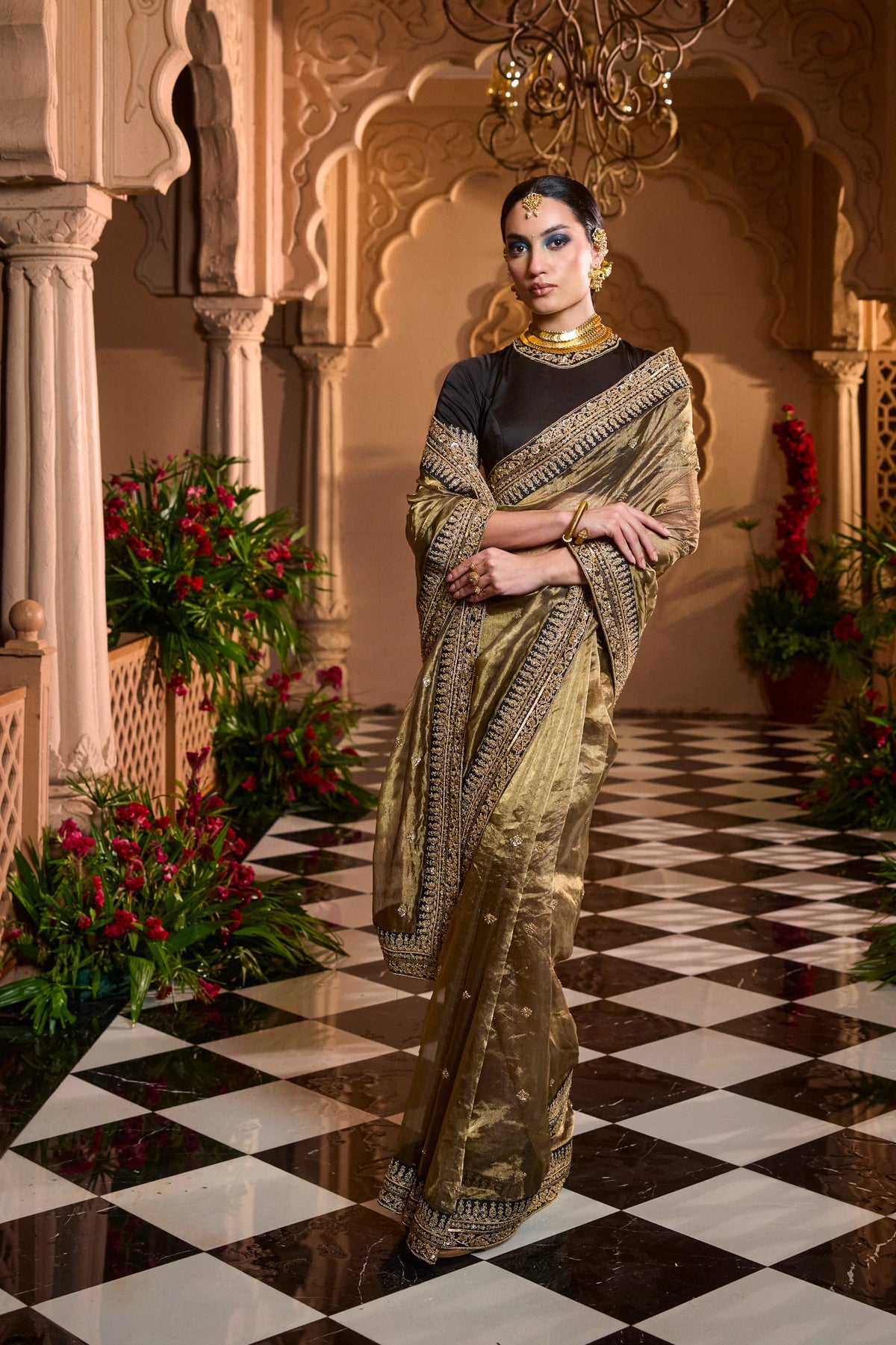 Seher Saree Set By Manvi Kapoor A