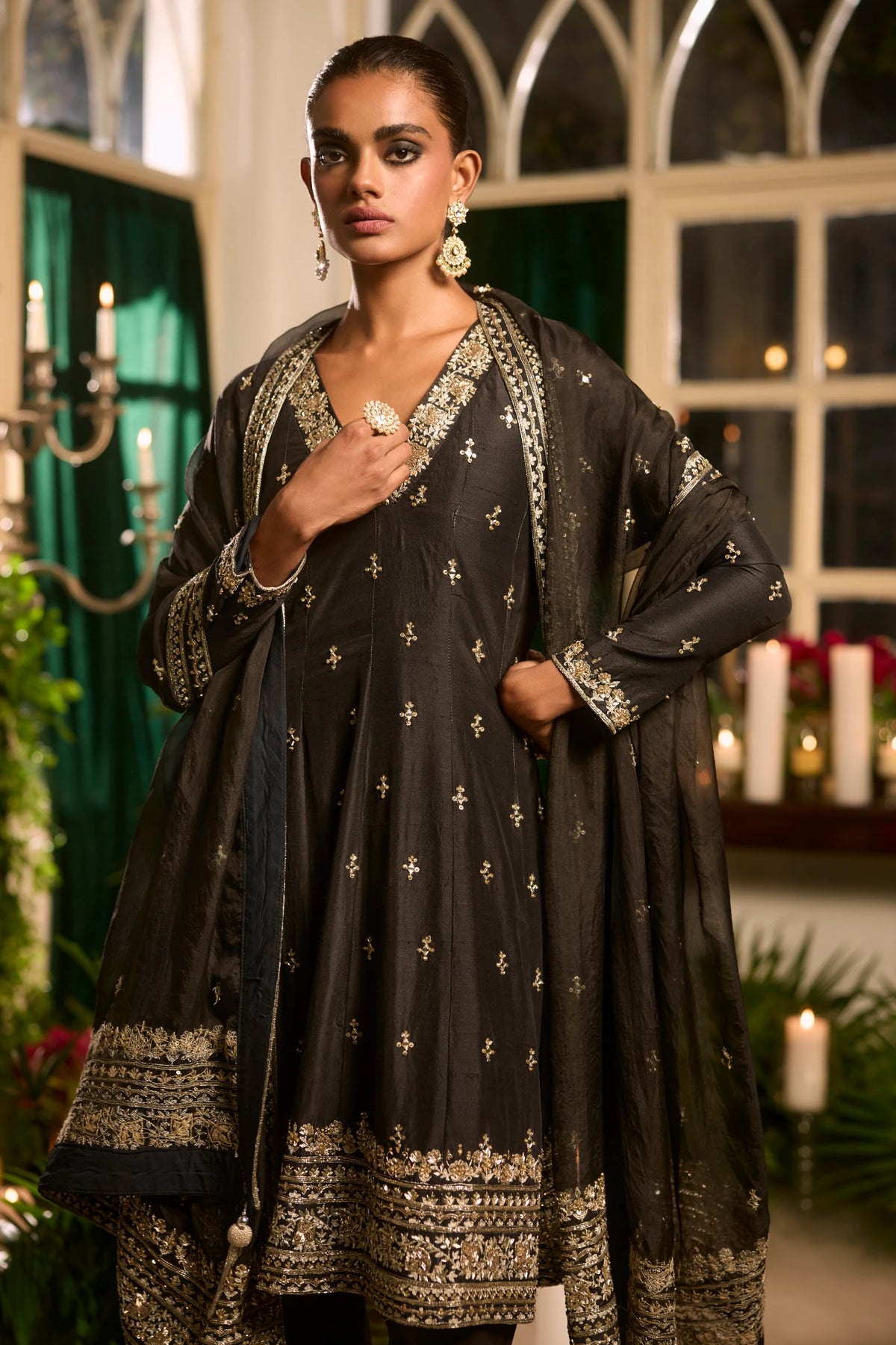Shaam Anarkali Set By Manvi Kapoor A