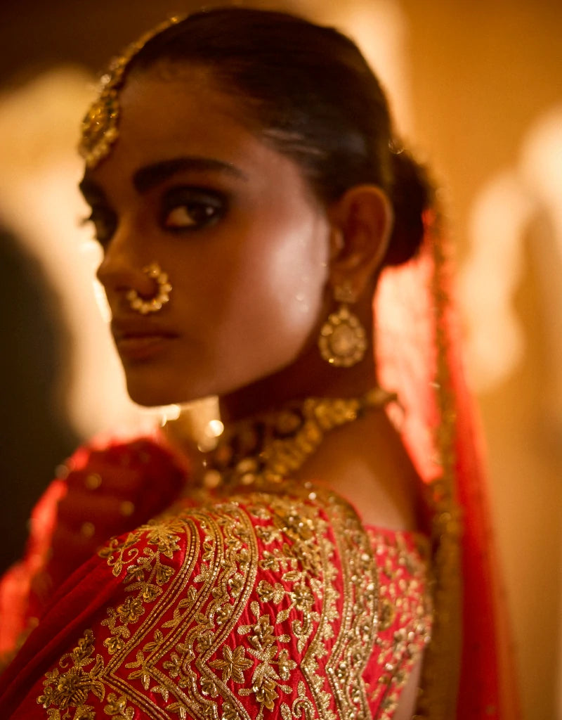 Sindoori Saree Set By Manvi Kapoor D