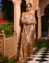 Sunheri Saree Set By Manvi Kapoor B