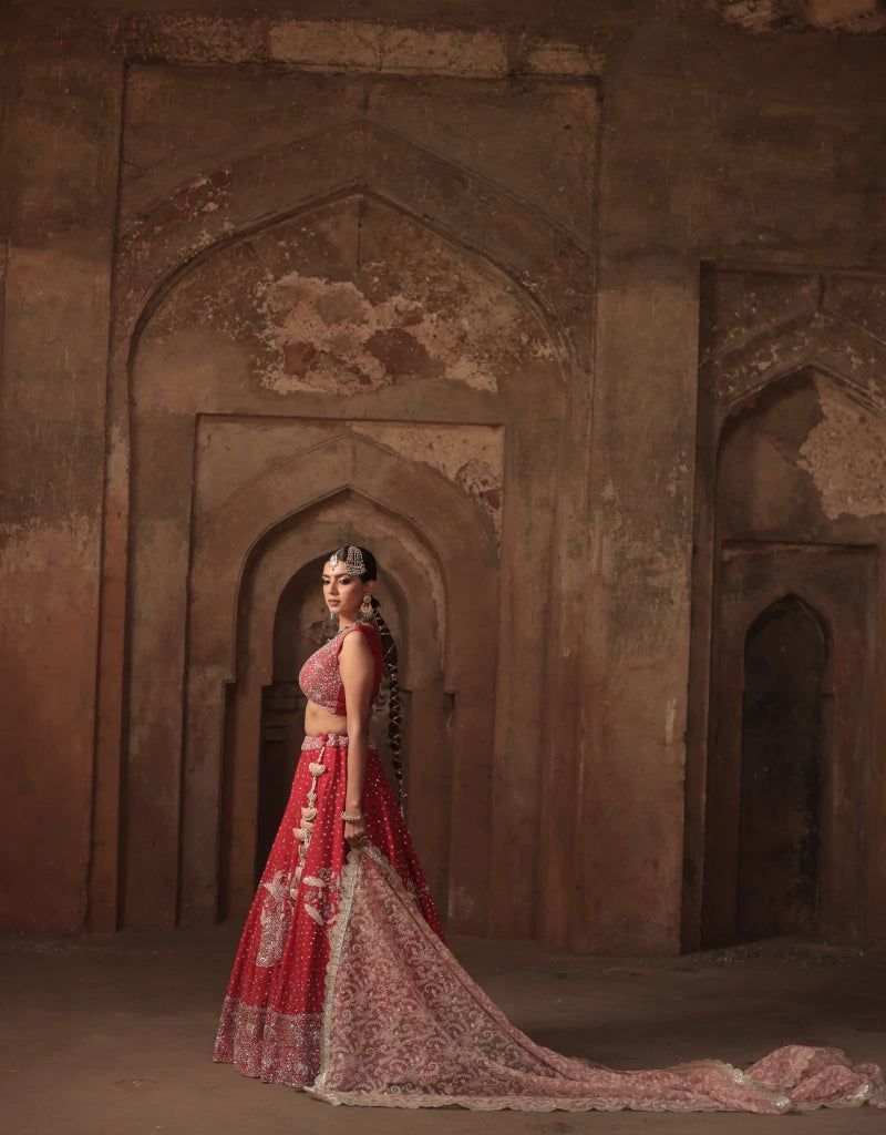 SINDOORI LEHENGA