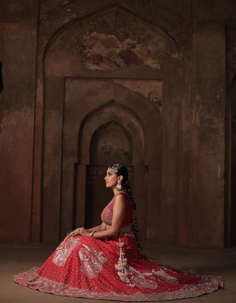 SINDOORI LEHENGA