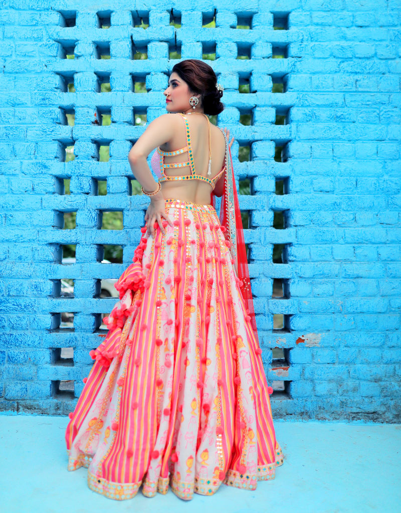 POM POM LEHENGA