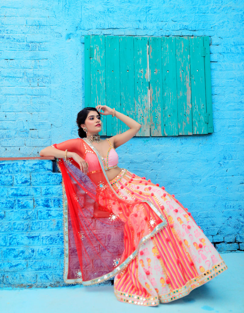 POM POM LEHENGA Manvi Kapoor