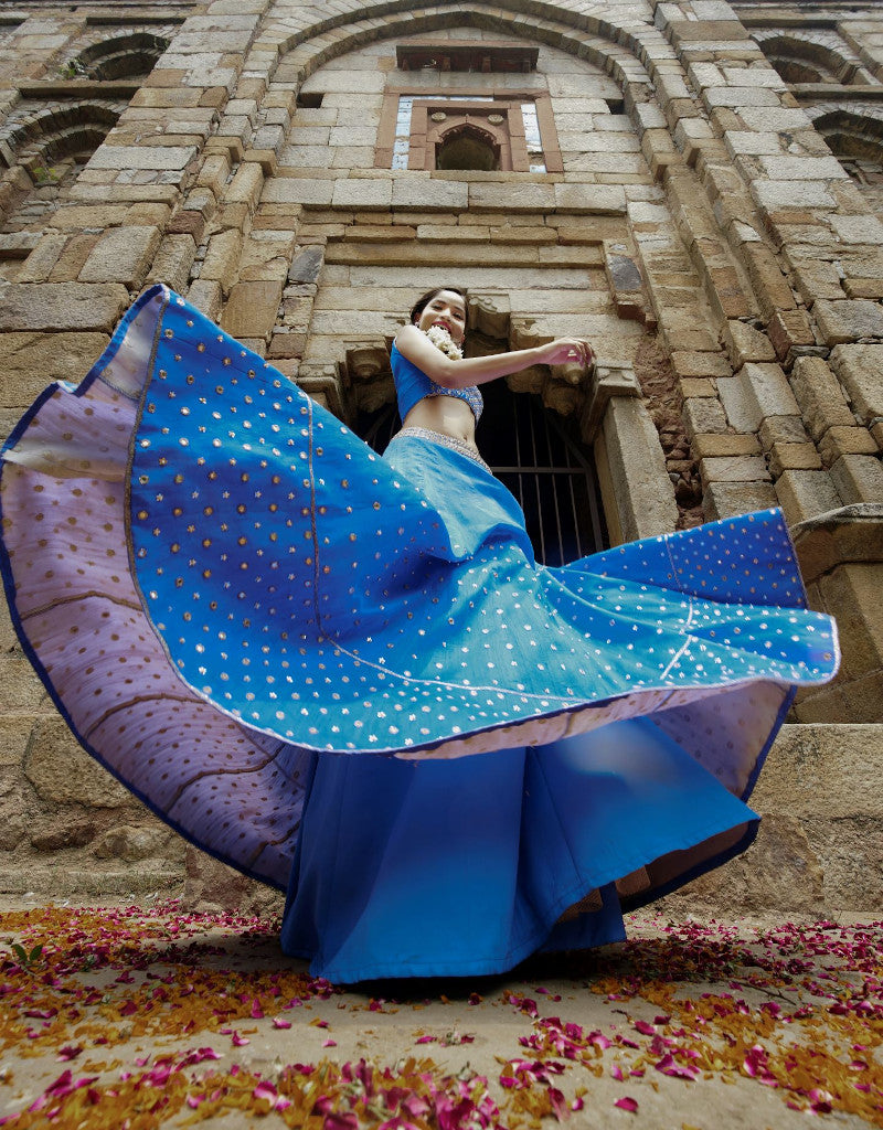 Manvi-Kapoor-Indigo-Ombre-Lehenga-Ethnic-Indian-Womenswear